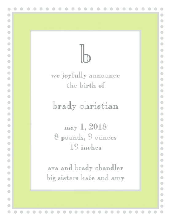 Gender Neutral Baby Shower Invitation-Invitations-The Write Choice