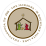 Christmas Return Address Labels-Return Address Label-The Write Choice