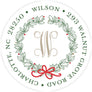 Christmas Return Address Labels-Return Address Label-The Write Choice