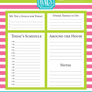 Daily Schedule Notepads-Notepad-The Write Choice
