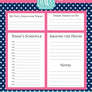 Daily Schedule Notepads-Notepad-The Write Choice