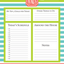 Daily Schedule Notepads-Notepad-The Write Choice