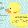 Gender Neutral Baby Shower Invitation-Invitations-The Write Choice