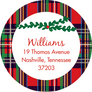 Christmas Return Address Labels-Return Address Label-The Write Choice