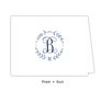 Classic White Folded Note-Stationery-The Write Choice