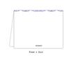 Damask Periwinkle Folded Note-Stationery-The Write Choice