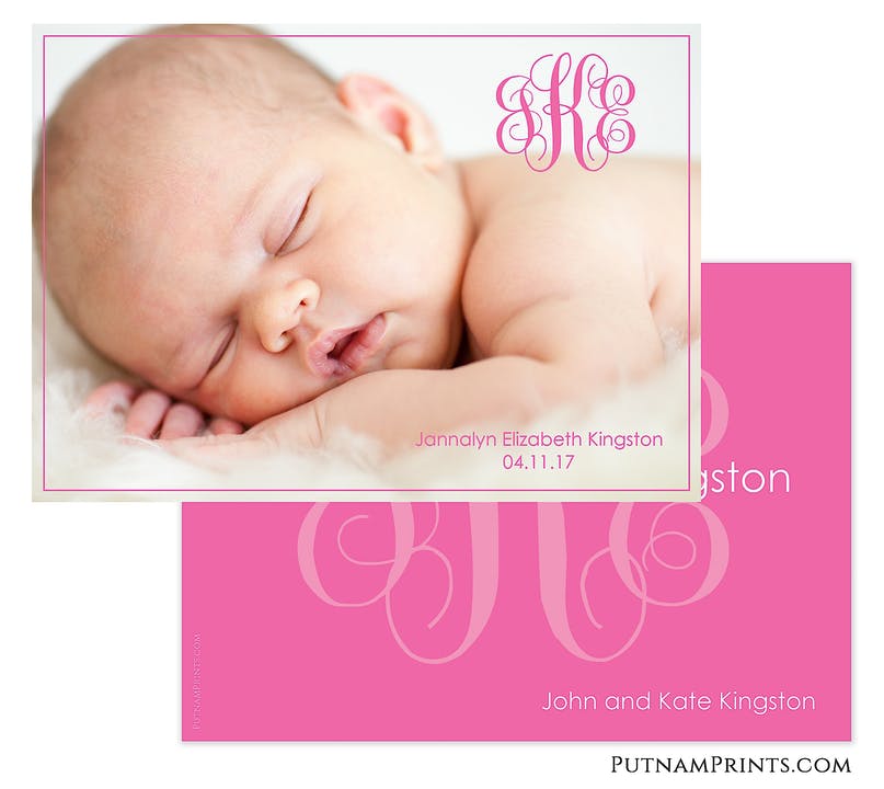 Girl Birth Announcements-Invitations-The Write Choice