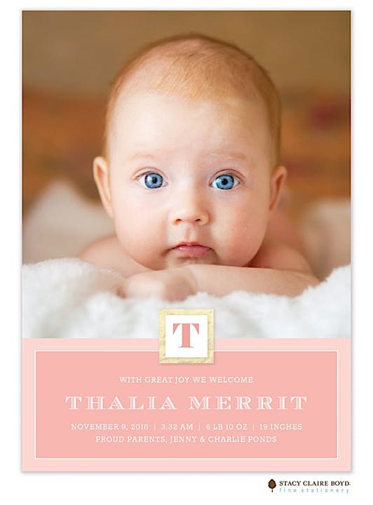 Girl Birth Announcements-Invitations-The Write Choice