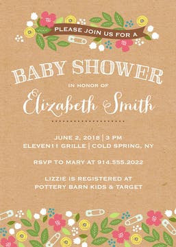 Baby Girl Shower Invitations-Invitations-The Write Choice