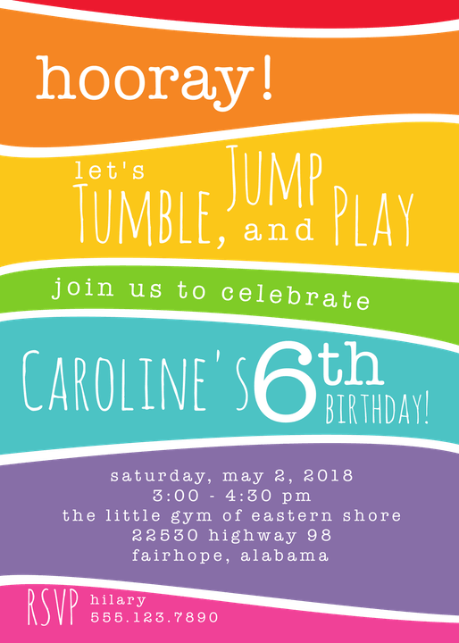 Kid Birthday Invitations-Invitations-The Write Choice
