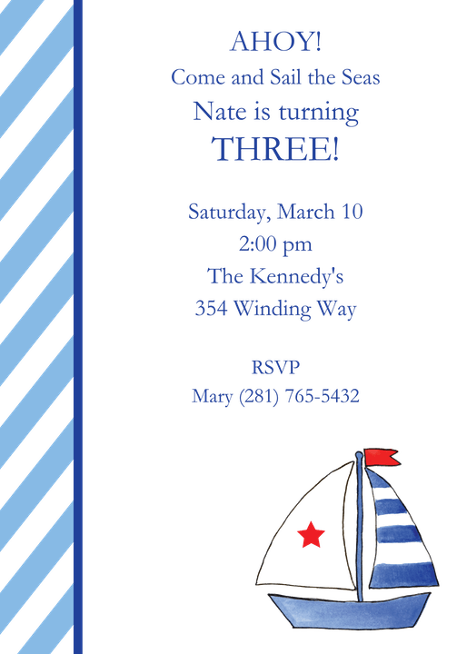 Kid Birthday Invitations-Invitations-The Write Choice