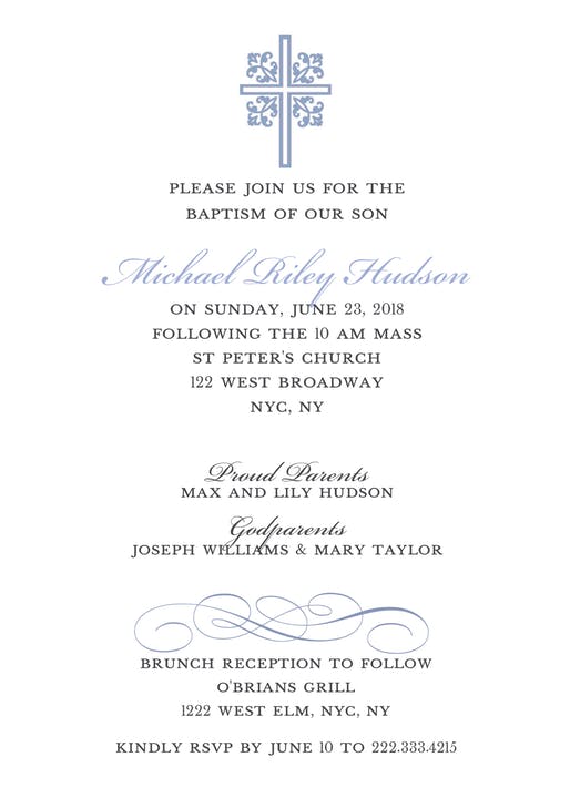 Baptism & Christening Invitations-Invitations-The Write Choice