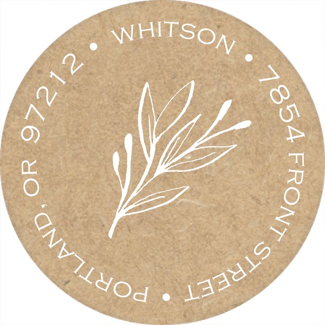Return Address Labels-Return Address Label-The Write Choice
