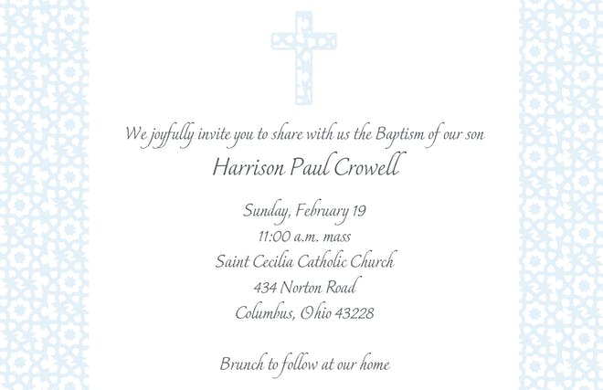 Baptism & Christening Invitations-Invitations-The Write Choice