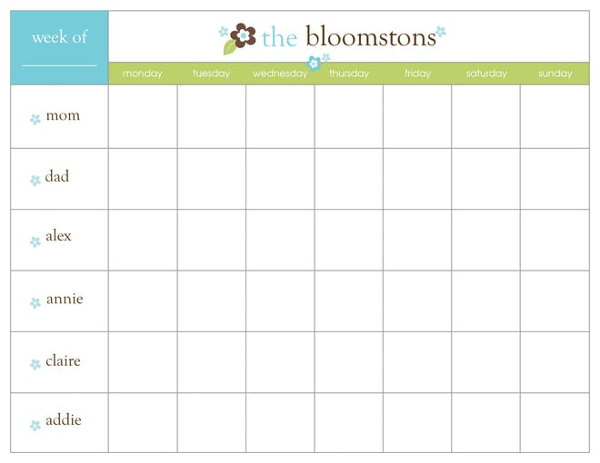 Weekly Scheduling Pads-Notepad-The Write Choice