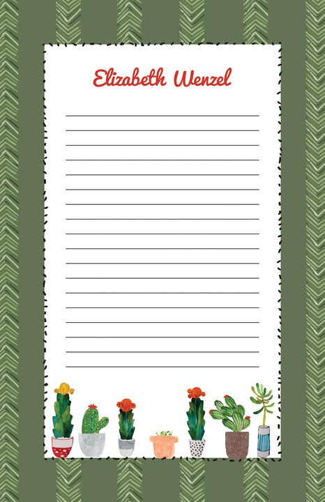 Cactus Notepad-Notepad-The Write Choice