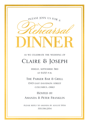 Rehearsal Dinner Invitations-Invitations-The Write Choice