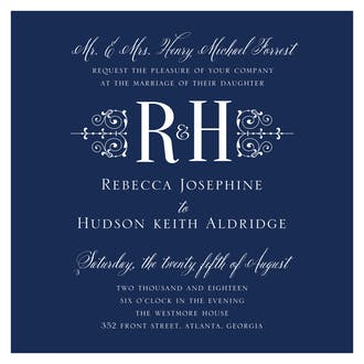 Rehearsal Dinner Invitations-Invitations-The Write Choice