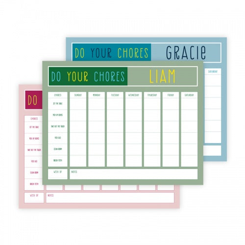 Kid Chore Charts-Chore Chart-The Write Choice
