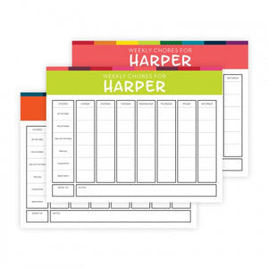 Kid Chore Charts-Chore Chart-The Write Choice