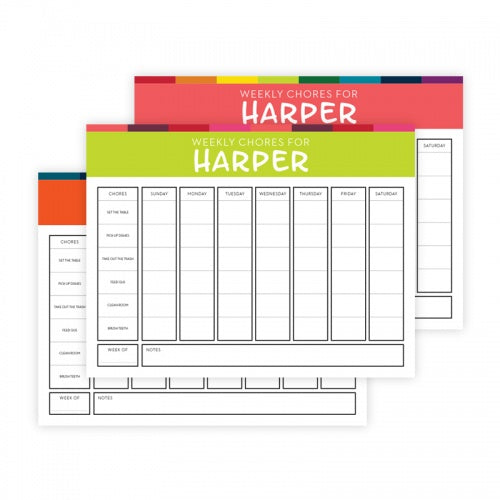 Kid Chore Charts-Chore Chart-The Write Choice