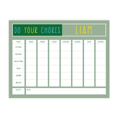 Kid Chore Charts-Chore Chart-The Write Choice