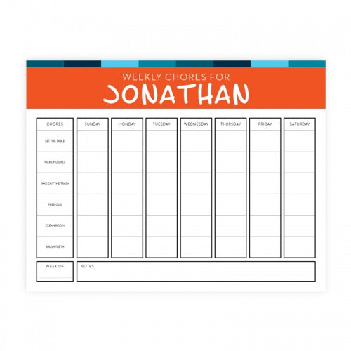 Kid Chore Charts-Chore Chart-The Write Choice