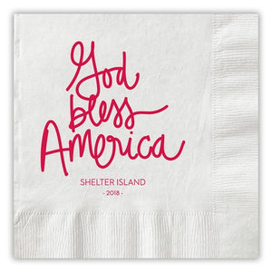 Letter Pressed Napkins-Napkins-The Write Choice