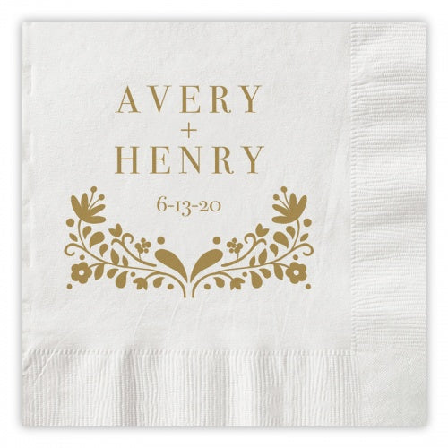 Letter Pressed Napkins-Napkins-The Write Choice