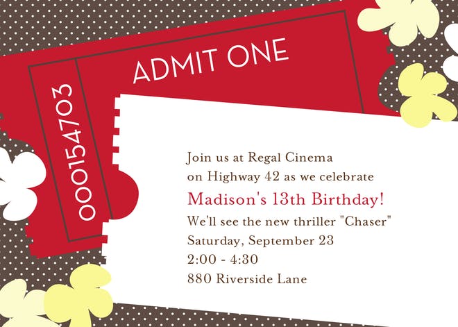 Tween to Sweet 16 Birthday Invitations-Stationery-The Write Choice