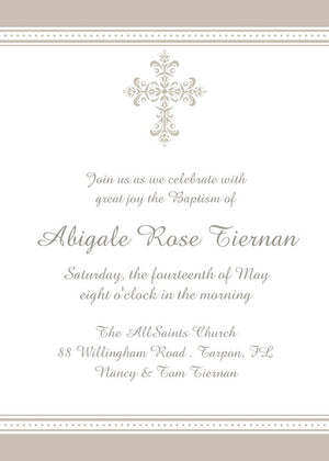 Baptism & Christening Invitations-Invitations-The Write Choice