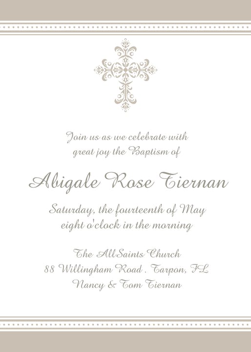 Baptism & Christening Invitations-Invitations-The Write Choice