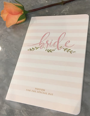 Bride Notebook-Notepad-The Write Choice