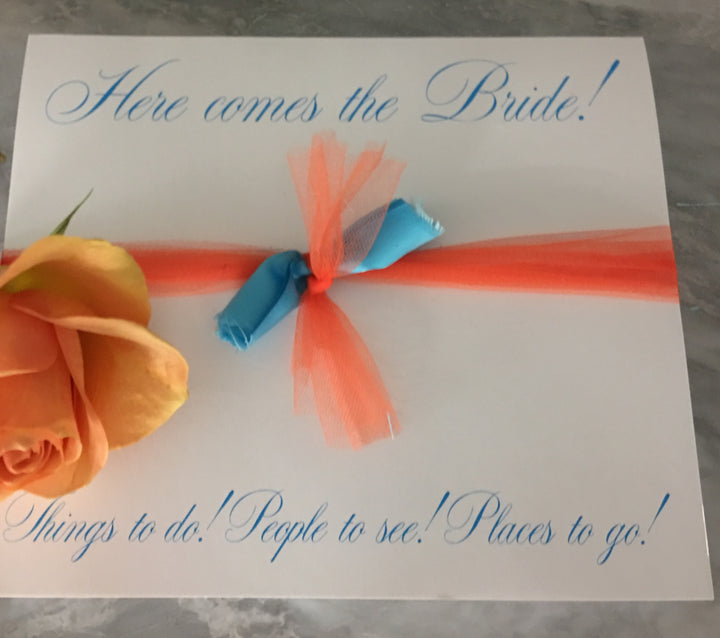 Here Comes the Bride Super Slab-Notepad-The Write Choice