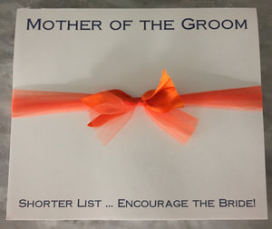 Mother of the Groom Super Slab-Notepad-The Write Choice