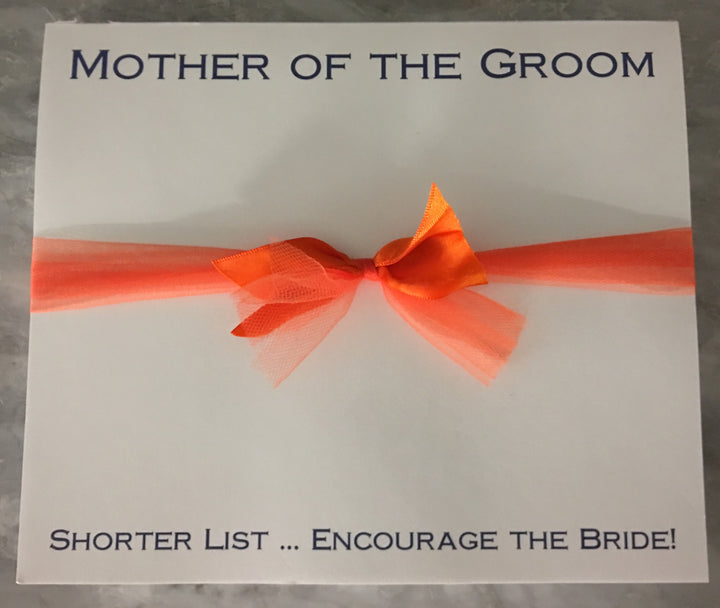 Mother of the Groom Super Slab-Notepad-The Write Choice