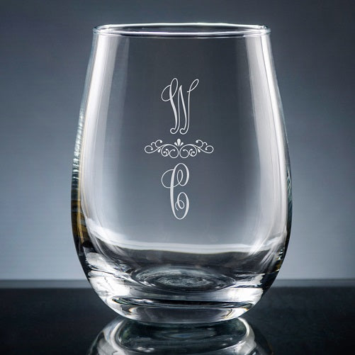 Pareja Stemless Wine Glass-Wine Glass-The Write Choice